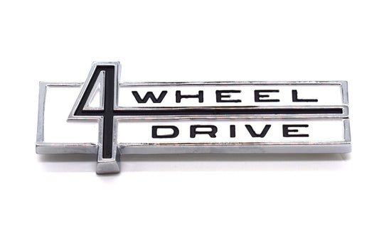 "4 Wheel Drive", Cowl Emblem, 1970-1971, Jeepster Commando - The JeepsterMan