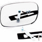 Mirror, Rectangular, Metal, Driver Side, 1967-1973, Jeepster Commando and Commando - The JeepsterMan